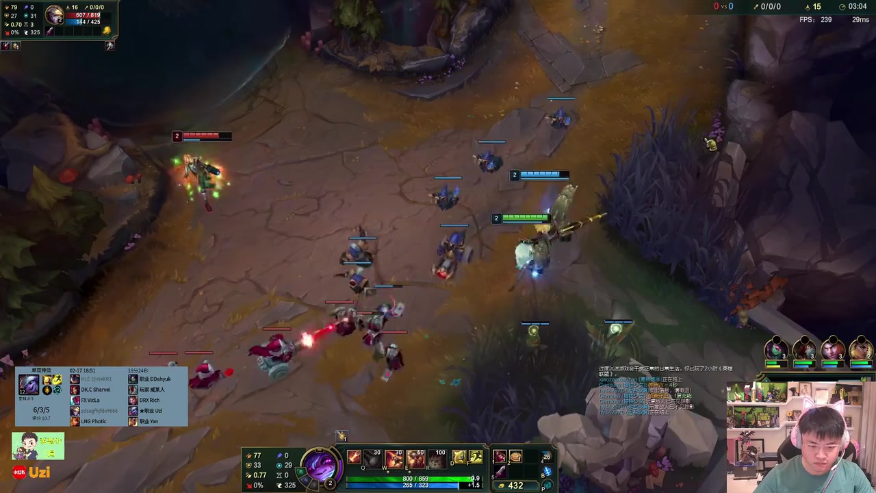 DB视讯百家乐乌兹爆杀EZ，帮对面AD戒网赢：JKL，看看我的车技，好好学！